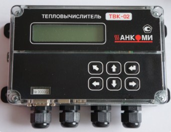 Тепловычислитель для двух тепловых систем АНКОМИ ТВК-02 Счетчики воды и тепла